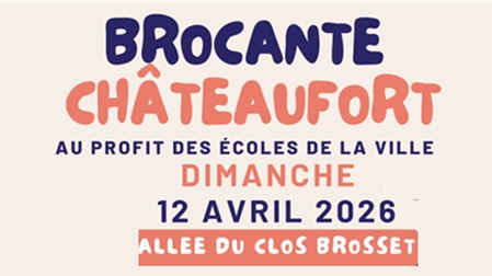 Vide-grenier le 12 avril à Châteaufort : les inscriptions sont ouvertes jusqu’au 31 mars !