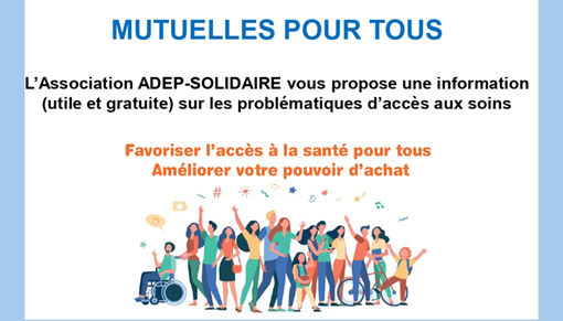 Mutuelles pour tous : venez vous informer mercredi 6 mai à 17h en mairie