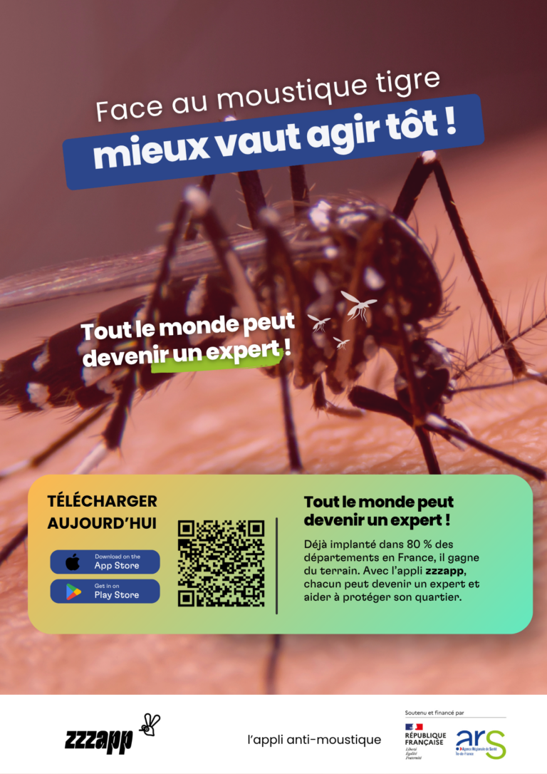 Application Zzzapp – Moustique tigre : pour lutter efficacement, luttons collectivement !