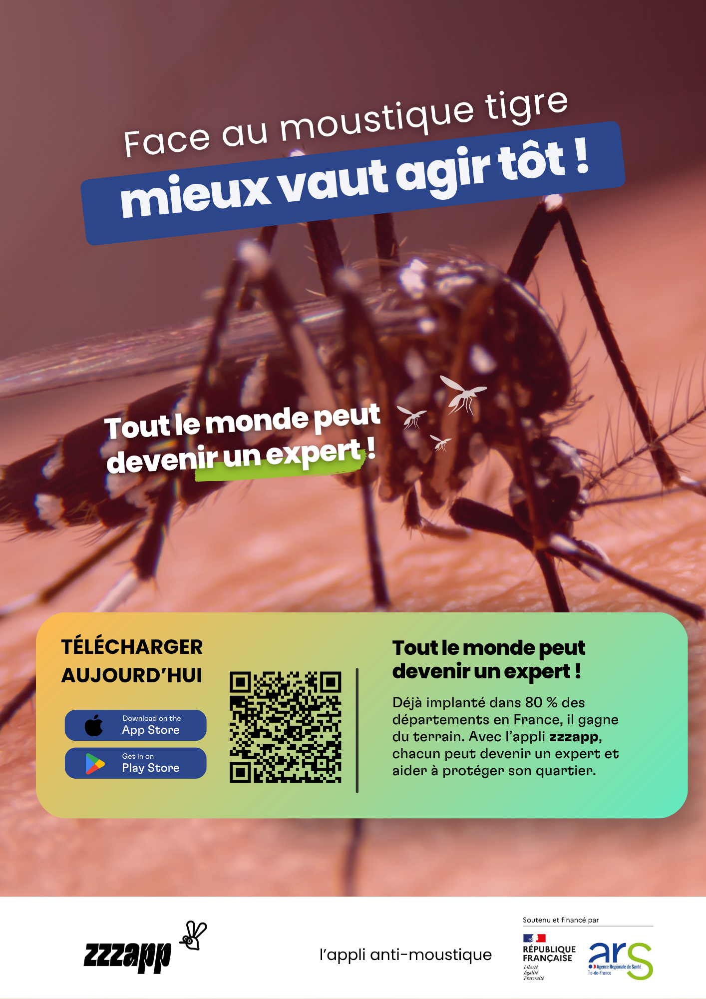 Application Zzzapp – Moustique tigre : pour lutter efficacement, luttons collectivement !