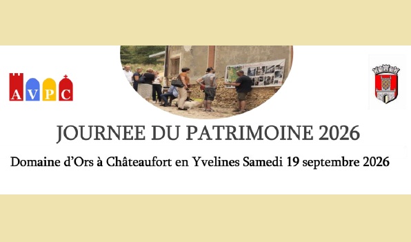 Programme complet des journées du patrimoine 2026 à Châteaufort