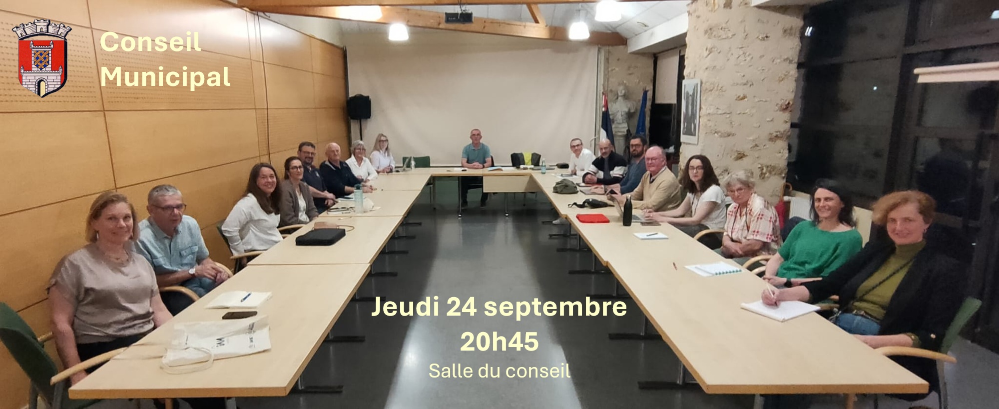 Prochain Conseil Municipal – Jeudi 24 septembre